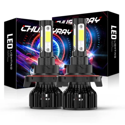 适用于铃木 XL-7 2007 2008 2009 年 2P H13 9008 LED 车头灯高低光束灯泡套件 — 第 1/4 张图片