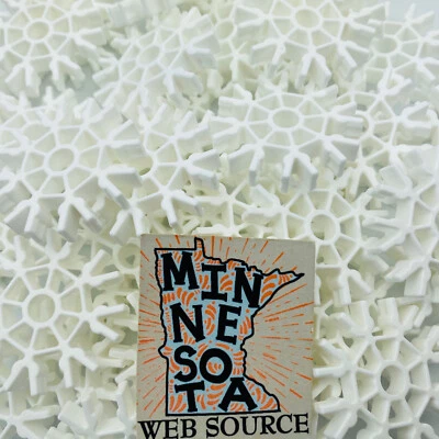 50 NEW Knex White Connectors 8 Position - Standard K'nex Parts - Image 1 of 3