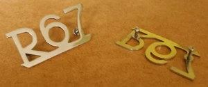 Decorazione parafango, adatta per BMW R67, pezzo di ricambio, acciaio inox lucido - Foto 1 di 1