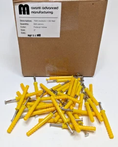175X Avanti Advanced Manufacturing TEK Anchor + SS Nail 2" Federal Yellow - Picture 1 of 1