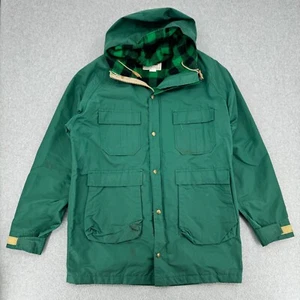 L.L. Bean Baxter State Parka Herren groß grün Flanell gefüttert Taschen USA Vintage - Bild 1 von 14