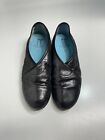 Thierry Rabotin Black Shimmer Suede Slip on Comfortable Shoes Women’s 37 /US 6.5