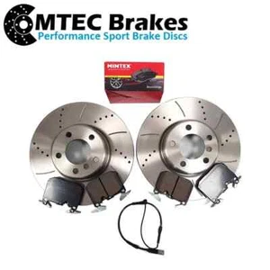 Front discs & pads & wear sensor for BMW 325d 2006- - Picture 1 of 2