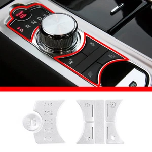 Center Control Gear Button Decorative Sticker For Jaguar XF 2012-2015 Alloy - Picture 1 of 5