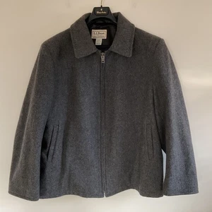 LL Bean Mens XL Tall Sterlingwear of Boston Anchor Collection Zip Up Wool Jacket - Picture 1 of 17