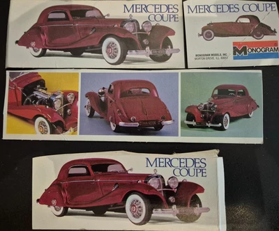 Monogram  Bauanleitung - Mercedes Coupe - Maßstab 1:24 - Bild 1 von 4