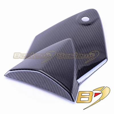 Cubierta de asiento trasero BMW S1000RR S1000R 2009-2014 cubierta trasera TWILL 100 % fibra de carbono Foto 1 de 4
