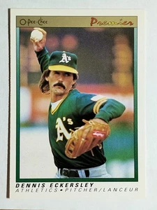 1991 O-Pee-Chee Premier #38 Dennis Eckersley - Picture 1 of 2