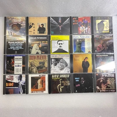 Lot of 41 Jazz CDs Oscar Peterson Kenny Barron Wayne Shorter Mulgrew Miller VG Foto 1 de 4