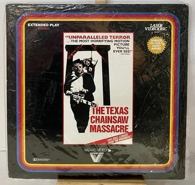 The Texas Chainsaw Massacre Rare (Laserdisc) 1983 Wizard Video Extended Play NM — 第 1/4 张图片