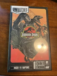Unmatched Board Game - Jurassic Park Ingen vs Raptors NEW Sealed (out of print) - Picture 1 of 3