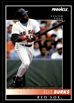 1992 Pinnacle Ellis Burks Boston Red Sox #26 - Image 1 of 2