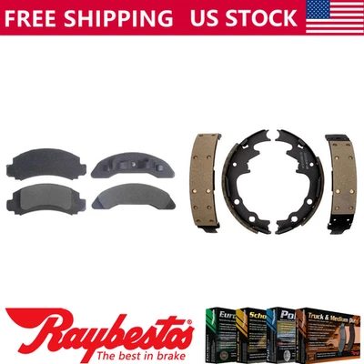 Pastillas de freno delanteras traseras metálicas y zapatas de freno orgánicas para Ford Bronco II 1986 Foto 1 de 4