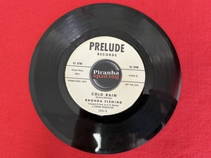 Rhonda Fleming My Heart Cries for You / Cold Rain 7" 45 Single Piranha Records - Picture 1 of 4