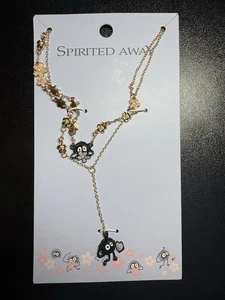 Studio Ghibli Spirited Away Soot Sprites Cherry Blossom Layered Necklaces - Picture 1 of 2