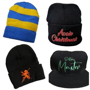 Harry Potter Gorro Gorra de Béisbol Tejido Calavera Slouchy Hombres Mujeres NUEVO Tú eliges - Imagen 1 de 9