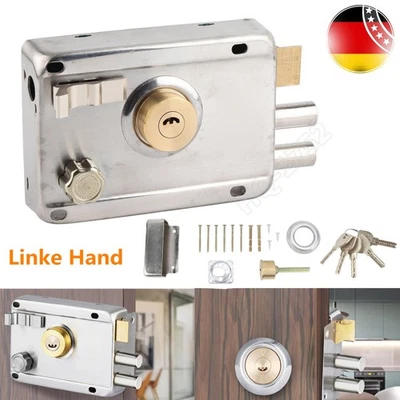 Deadbolt Kastenschloss Metall Türzusatzschloss Zusatzschloss und 5 Schlüssel NEU - Bild 1 von 4