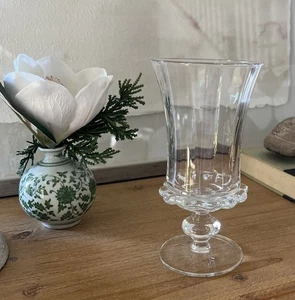 "Vaso de té helado Emerson de Southern Living At Home de 7"" de alto elegante vidrio transparente" - Imagen 1 de 6