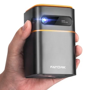 Mini Projector, 5G WiFi 6 Bluetooth Short Throw Projector, HD 1080P DLP Porta... - Picture 1 of 9