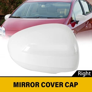 Passenger Side Rearview Mirror Cover Cap For 2010-2015 Toyota Prius Plug White - Picture 1 of 13