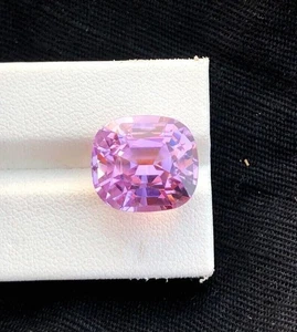 14 kt natürlicher rosa Kunzit zertifiziert Kissenschliff Kunzit loser Edelstein B081 - Bild 1 von 8