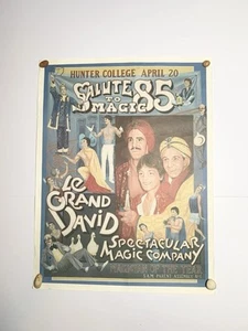 Le Grand David Spectaular Magic Company Magic Poster - Picture 1 of 2