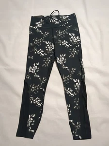 Under Armour Kompressions-Knöchelleggings Damen Medium Blumendruck sportlich neu mit Etikett - Bild 1 von 13