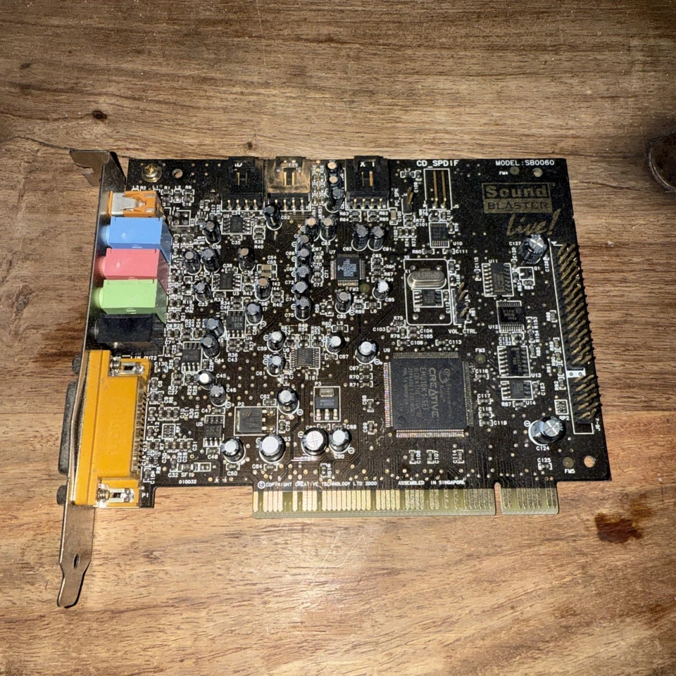 Creative Labs Sound Blaster Live PCI Sound Card SB0060 vintage  - Image 1 of 1