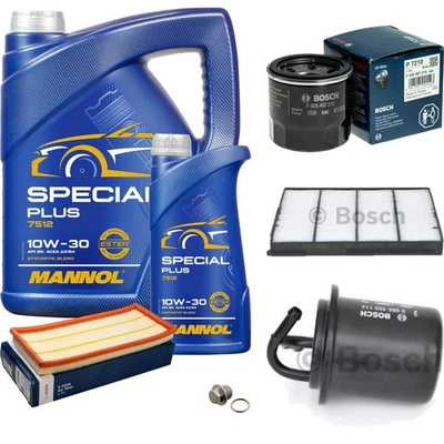 BOSCH Inspektionspaket 6L MANNOL Special Plus 10W-30 für Subaru Forester 2.0 - Bild 1 von 4