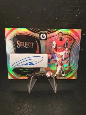 Gilbert Silva Auto SP Silver Prizm Panini Select 2025 Arsenal Premier League - Image 1 of 2