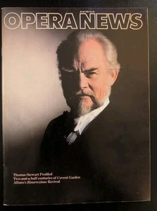 Metropolitan Opera News Magazine June 1983 Thomas Stewart Luigi Ricci LIKE NEW! - Foto 1 di 7