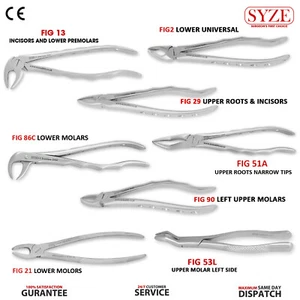 Pinzas de extracción dental alicates quirúrgicos de raíz luxantes instrumentos de cirugía oral - Imagen 1 de 27