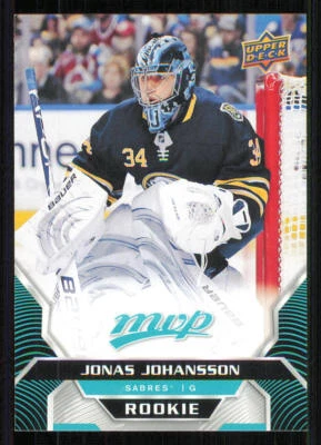2020-21 Upper Deck MVP #238 Jonas Johansson SP RC - Image 1 of 2