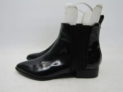 DKNY Womens Size 6.5 Black Leather Zip Ankle Fashion Boots Bootie - Image 1 of 4