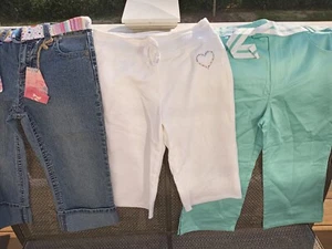 Girls Capris, Sz 10-12, NWT, Multi-color, Lot of 3 "Must See" - Picture 1 of 8