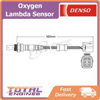 Denso Oxygen Lambda Sensor fits Subaru Liberty BL/BP 2.0L Boxer4 EJ202 - Image 1 of 2