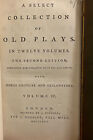 Une collection sélection de pièces anciennes en douze volumes Dodsley Robert 1 4 5 6 11