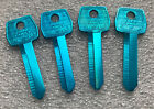 Curtis marki BLUE półfabrykaty kluczy, H51, ślusarz, zestaw 4 szt. H-51 [R]