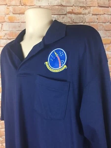 Authentic Vintage Nasa Polo In Utrumque Paratus Men's Shirt Size XL J28 - Picture 1 of 12