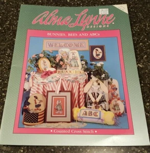 Bunnies Bees and ABCs Alma Lynne Designs Counted Cross Stitch ALX-85 - Picture 1 of 2
