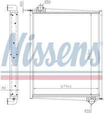 Radiator For SCANIA 4-SERIE 94C 220 01/96-12/99