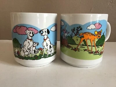 Tasses Mug Walt Disney 101 Dalmatiens Et Bambi - Photo 1/4