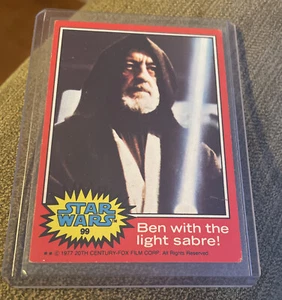 1977 STAR WARS #99 BEN WITH THE LIGHT SABRE! - - Picture 1 of 2