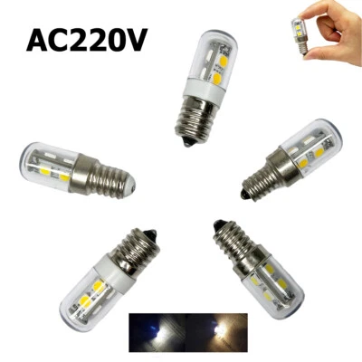 E14 E12 E17 Led Light Bulb 1w Cooker Hood Smd5050 Chip Freezer Bulbs Screw 220v - Image 1 of 4