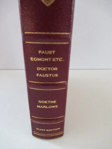 The Harvard Classics Eliot Edition Goethe FAUST EGMONT, Marlowe Doctor Faustus - Picture 1 of 6
