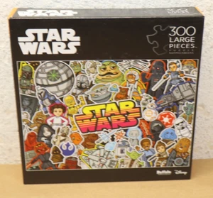 Buffalo Games Star Wars Sticker Collage 300 Piece Puzzle - Picture 1 of 6