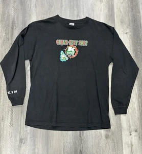 Vintage Claus Fest 2002 Long Sleeve Shirt Size L 92.3FM Music Festival USA RARE - Imagen 1 de 13