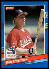 1991 Donruss Baseball Card Ron Karkovice Chicago White Sox #220