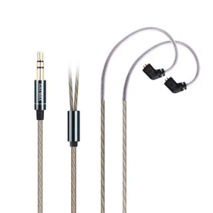 Silver Plated Audio Cable For KZ ZAX ASX ZSX ZSN ZSNPRO ZS10 Pro AS16 earphones - Picture 1 of 11