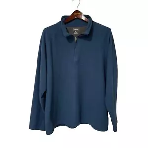 LL Bean, 1/4 zip, Blue, Size XL, 1224L - Picture 1 of 3